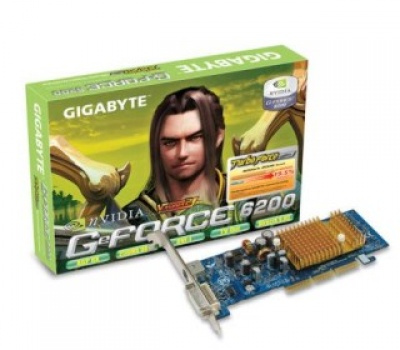 Imagine Placa video Gigabyte nVidia GeForce 6200 AGP 256MB N62256DP2-RH